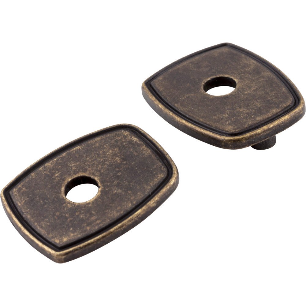 3" to 3 3/4" Transitional Adaptor Backplates in Distressed Antique Brass