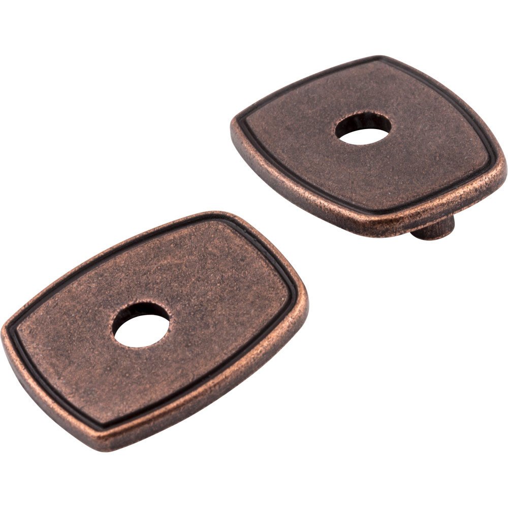 3" to 3 3/4" Transitional Adaptor Backplates in Distressed Oil Rubbed Bronze