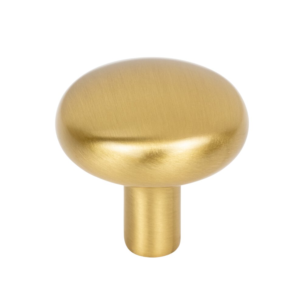 1-1/4" Diameter Mushroom Knob in Brushed Gold