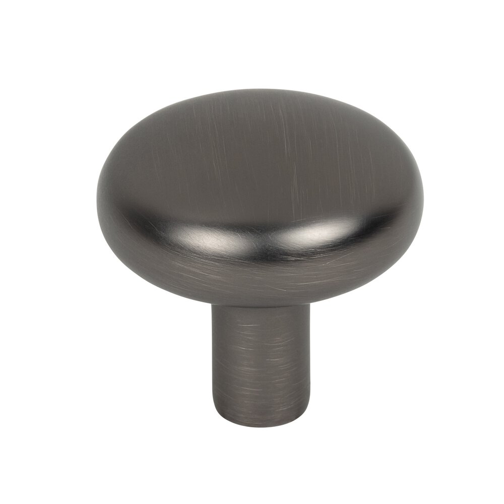 1-1/4" Diameter Mushroom Knob in Brushed Pewter