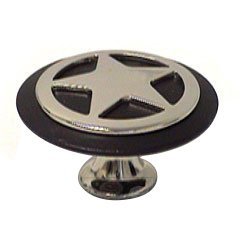 Rounded Star Knob Oil Rubbed Bronze and Nickel