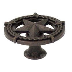 Ornamental Star Knob in Oil Rubbed Bronze