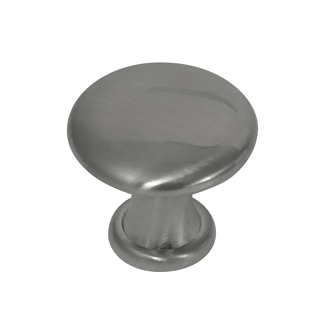 7/8" Button Knob in Brushed Satin Nickel