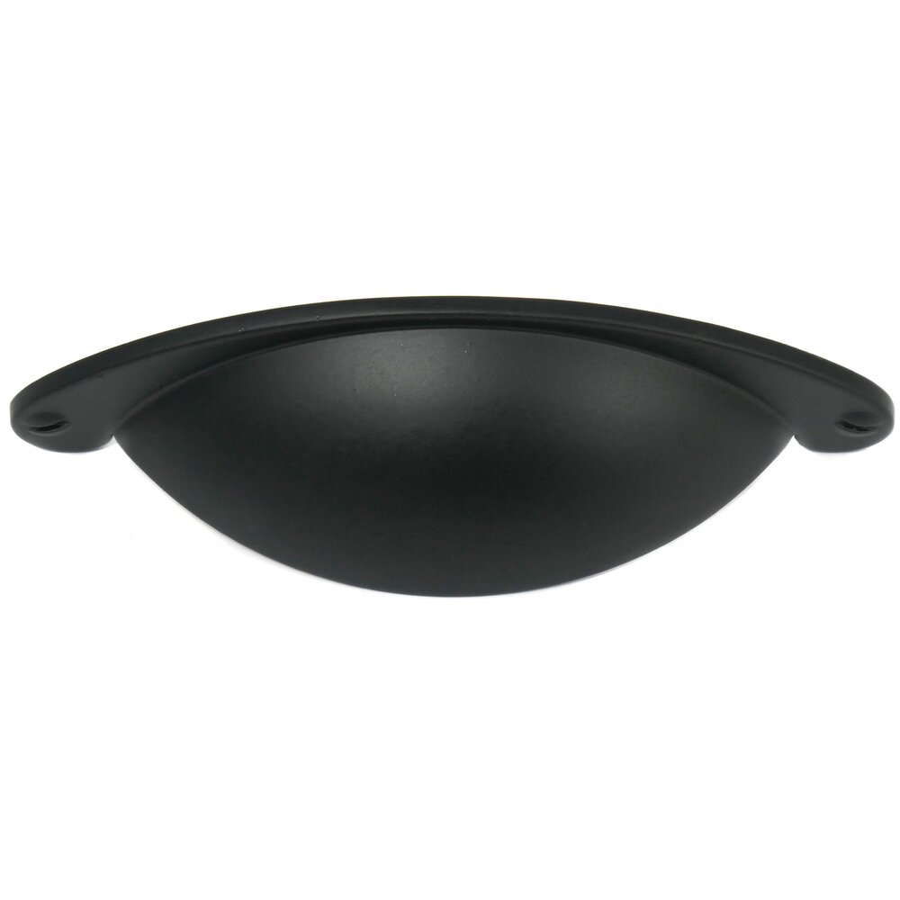 2 1/2" Centers Cup Pull in Matte Black