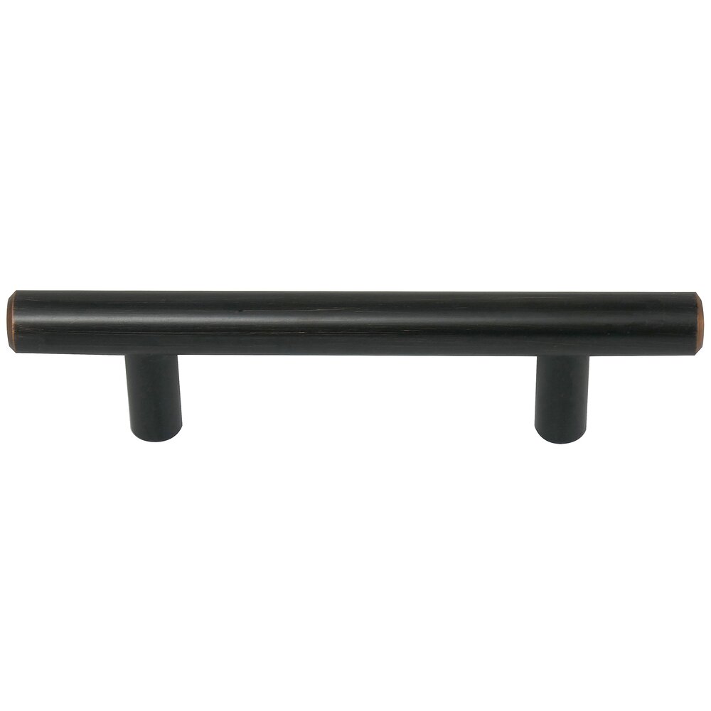 3" Centers Steel T-Bar Pull in Oil Rubbed Bronze