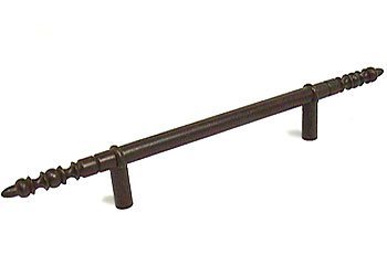 French Bar Pull 6 1/4" (160mm) Centers in Matte Bronze