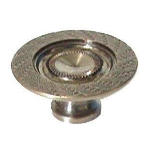 Dish Knob ( 1.375" ) in Antique Brass