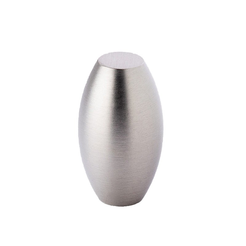 5/8" (16mm) Solid Brass Knob in Brushed Nickel