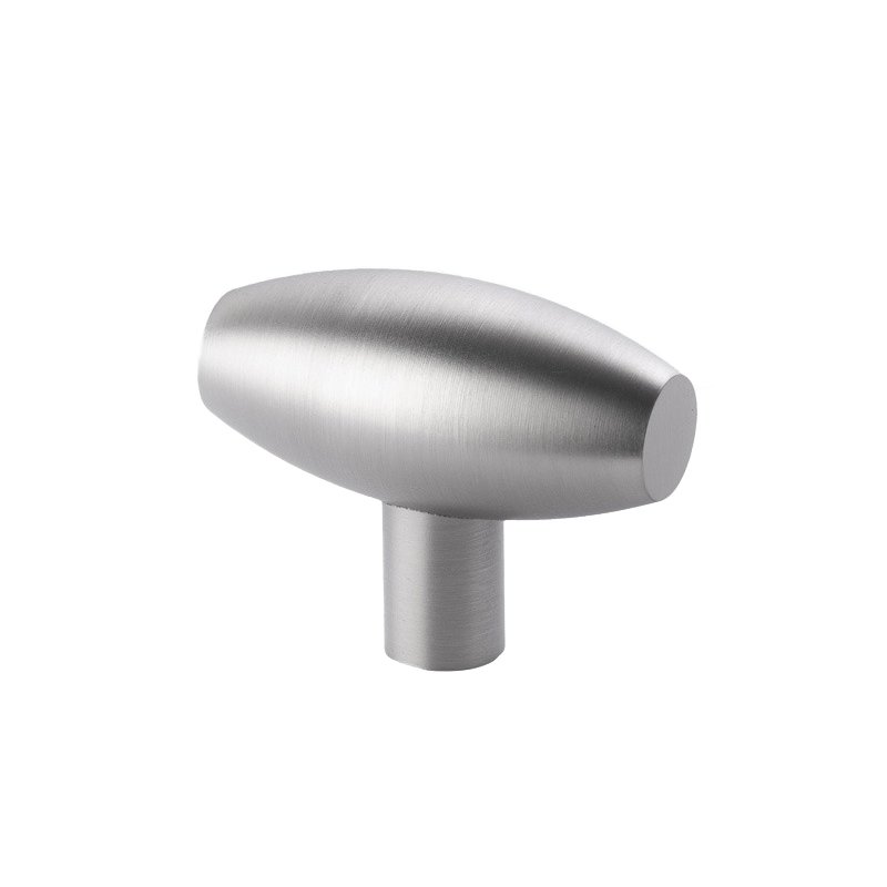 Solid Brass Knob in Brushed Nickel