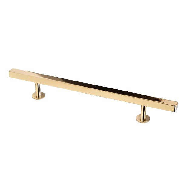 9" C/C 14" O/A Solid Brass Appliance Pull in in Polished Brass