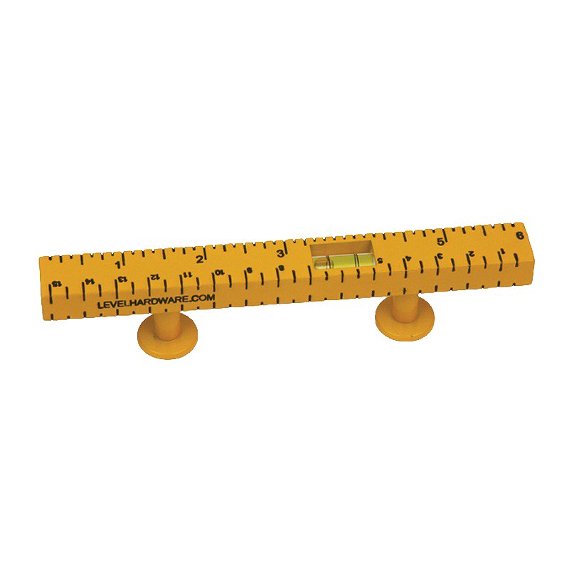 3" (76mm) and 3 3/4" (96mm) Level Pull 6.0" O/A in Builders Yellow