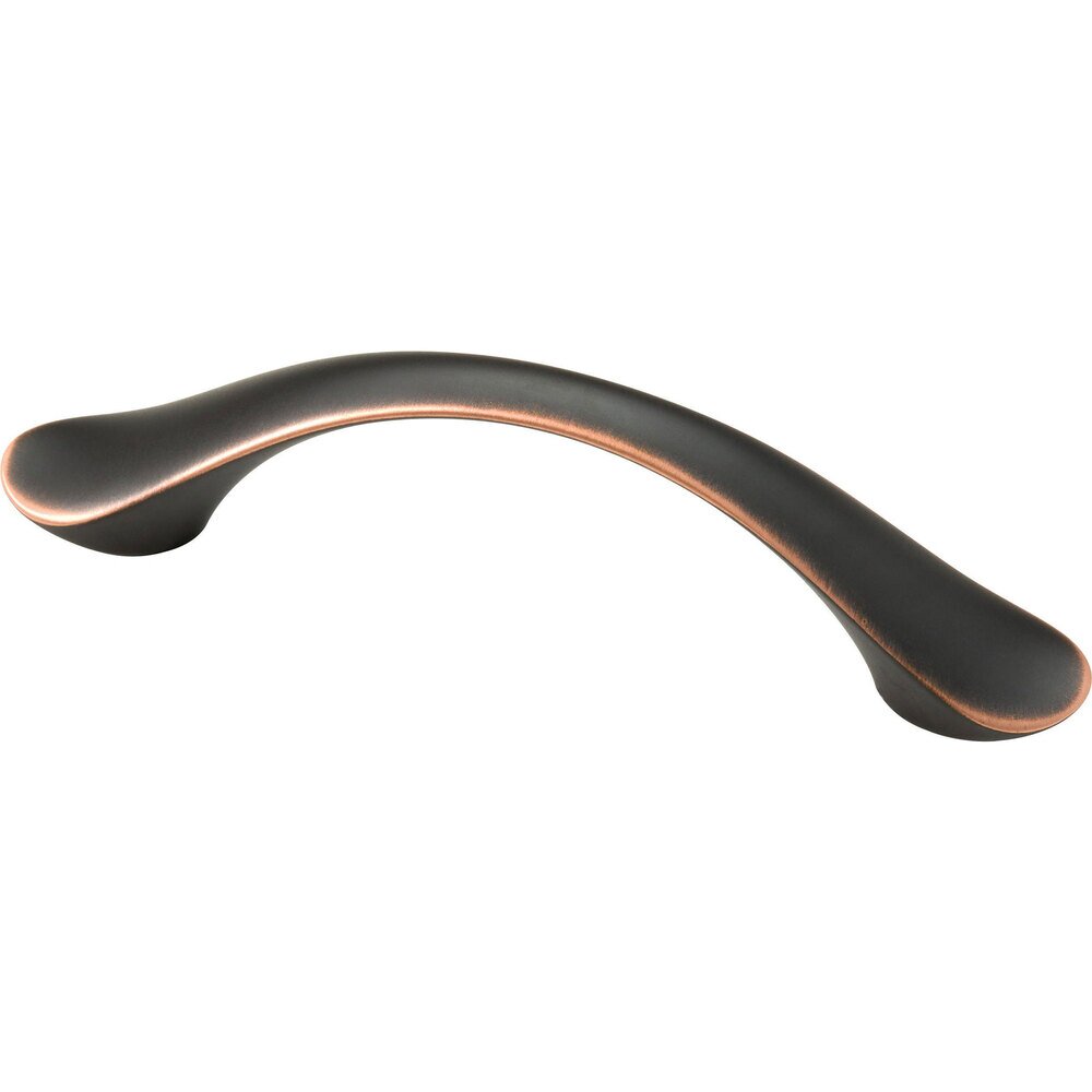 3" and 96mm Dual Mount Vuelo Pull in Bronze With Copper Highlights
