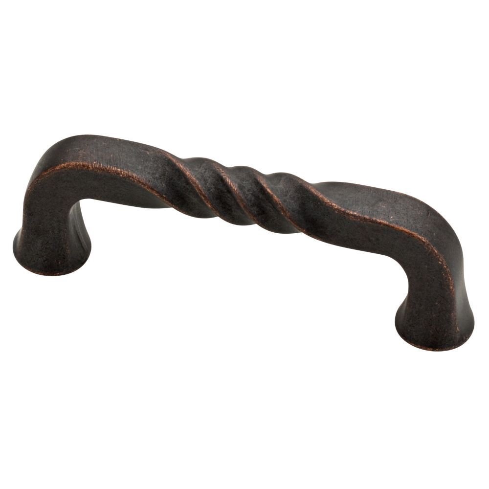 3" Ironcraft Rustic Pull in Statuary Bronze