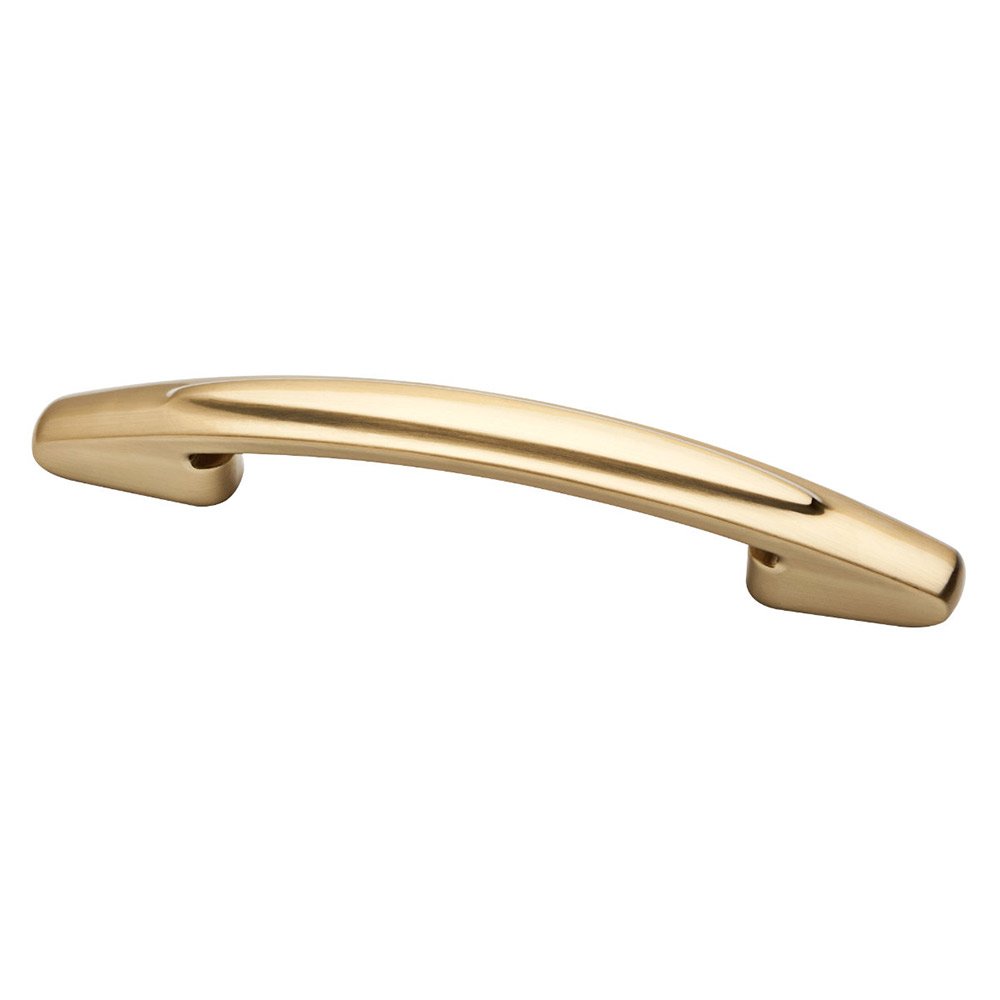 5 1/16" Center Large Ovals Pull in Soft Brass