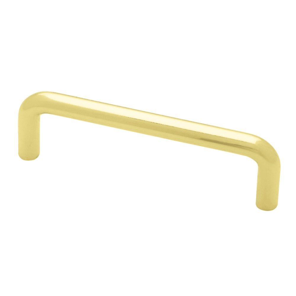 3 1/2" Wire Pull in Polished Brass