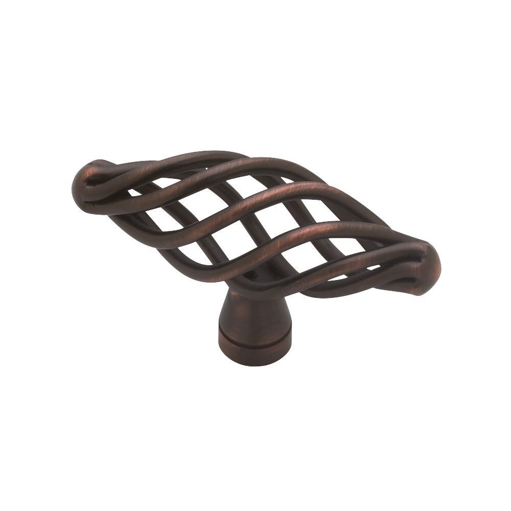 2 1/2" Birdcage Knob Bronze With Copper Highlights