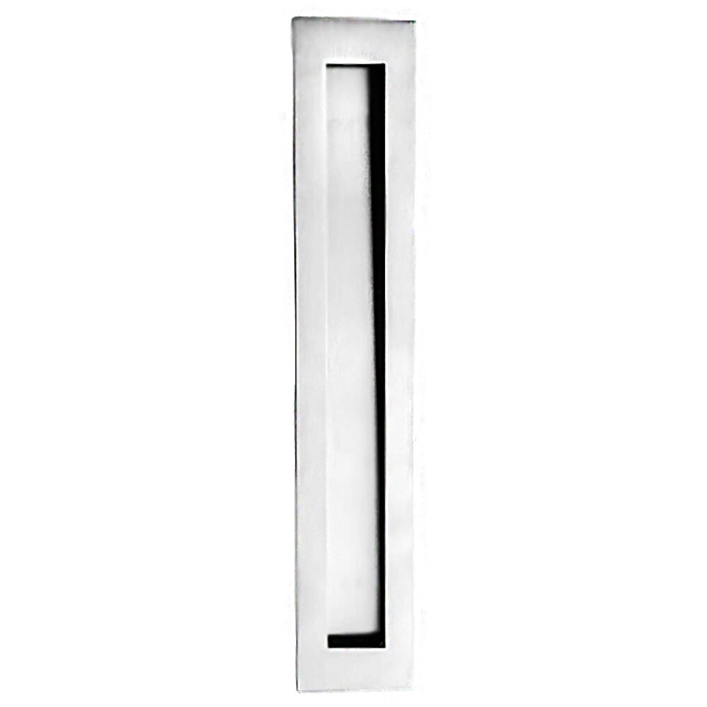 11 13/16" Rectangular Recessed Pull in Polished Stainless Steel