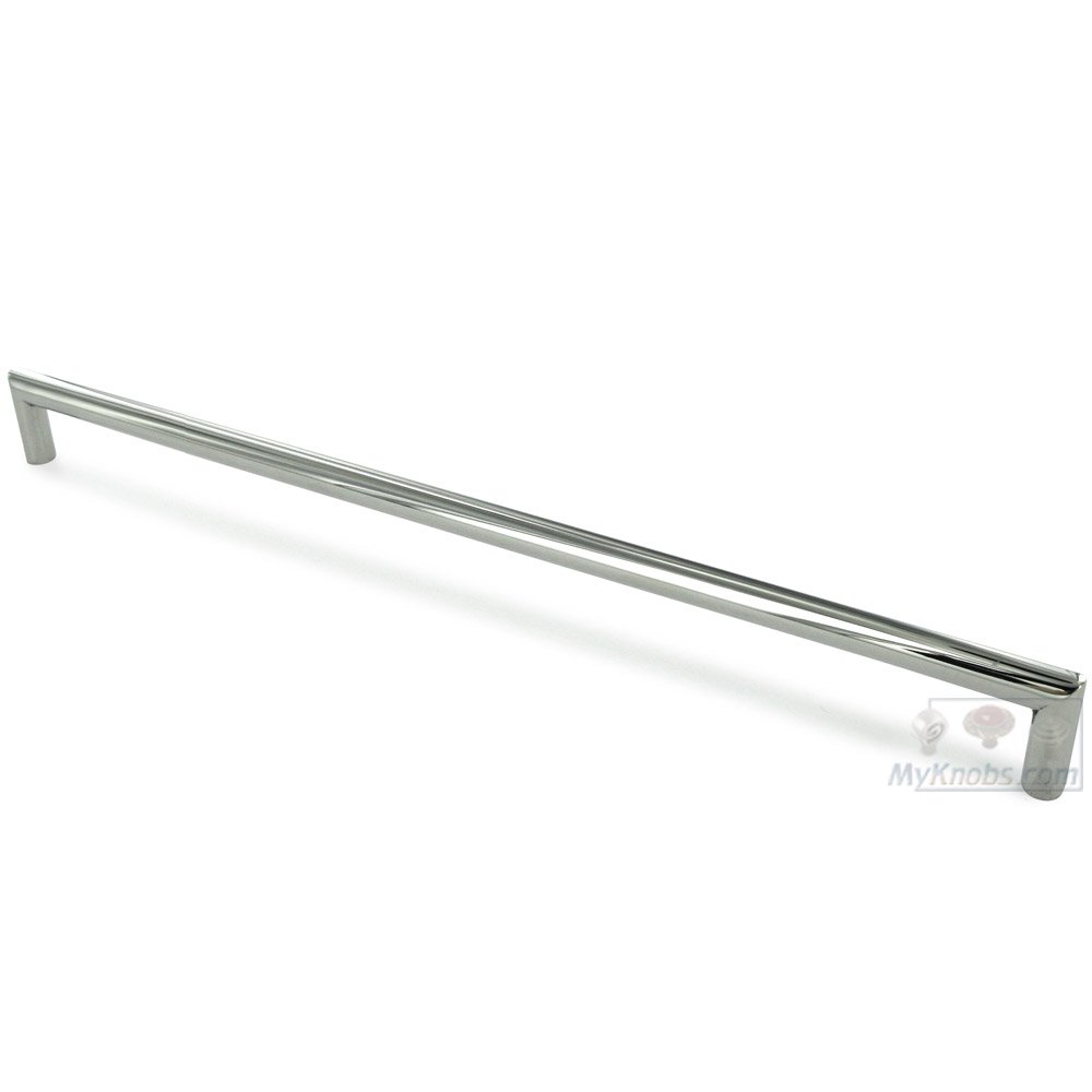 9 13/16" Centers Square Tube Pull in Satin Stainless Steel