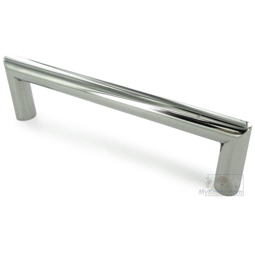 5 9/10" Centers Square Tube Pull in Satin Stainless Steel