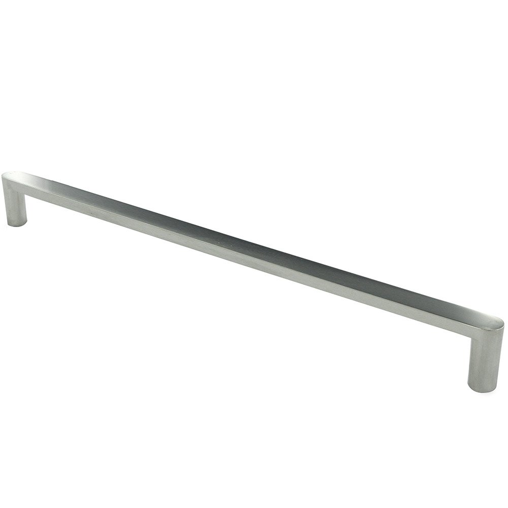 11 13/16" Centers Oblong Pull in Satin Stainless Steel