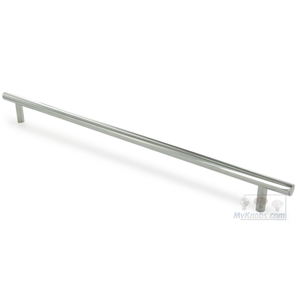 11 3/4" Centers European Bar Pull in Polished Stainless Steel