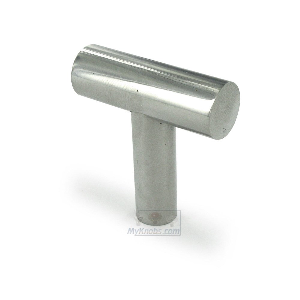 1 1/8" European Bar Knob in Polished Stainless Steel