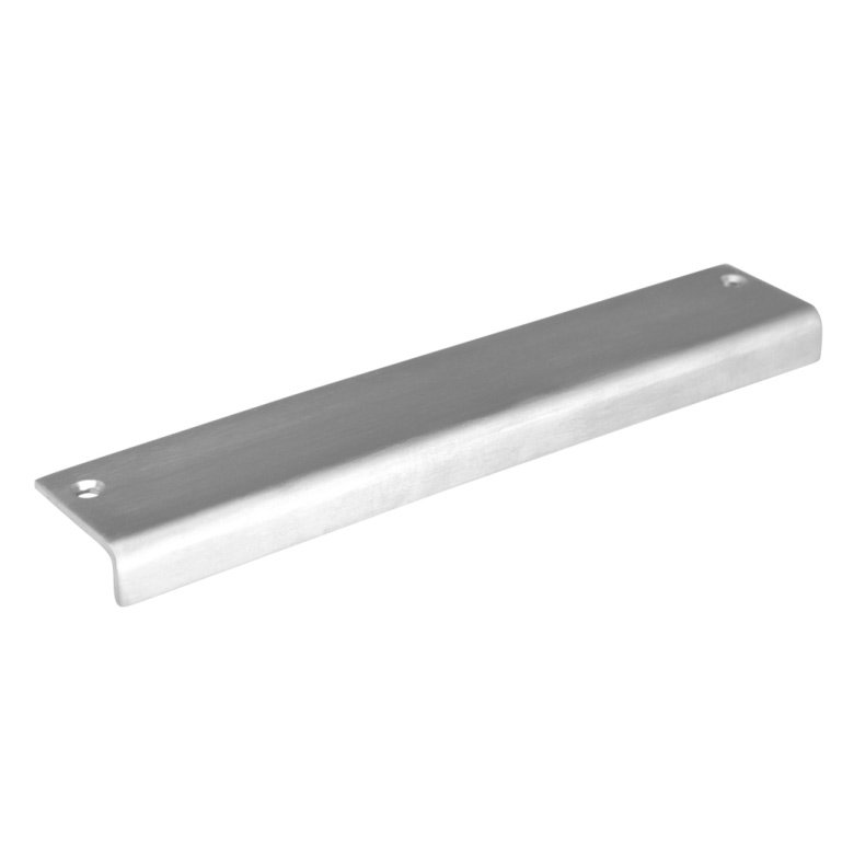 11.81" Long Top Mount Edge Pull in Satin Stainless Steel