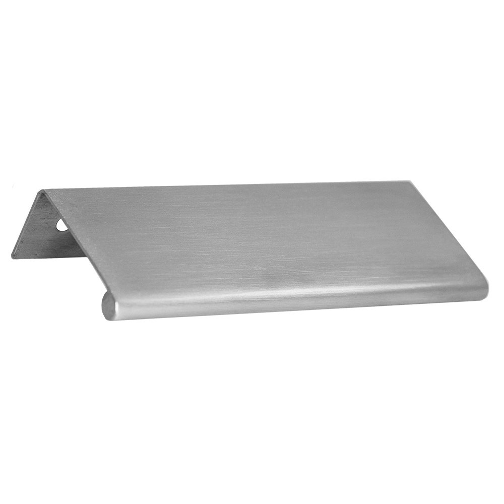 1.38" Long Edge Pull in Satin Stainless Steel