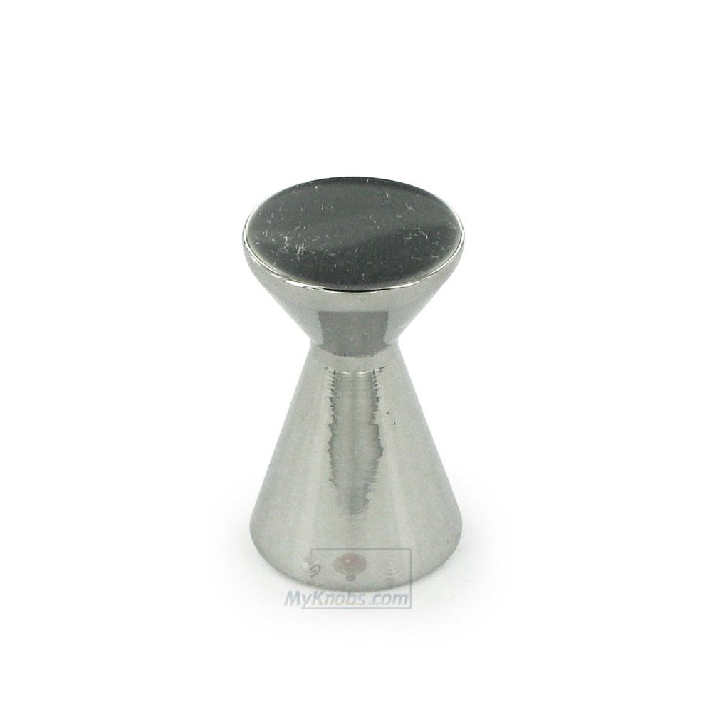 5/8" Diameter Apex Knob in Polished Stainless Steel
