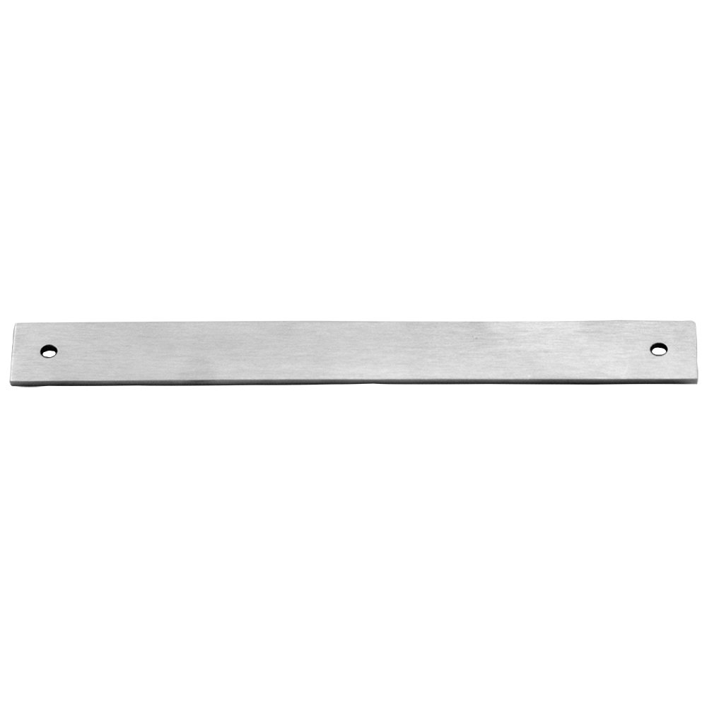 200mm Centers Back Plate in Satin Stainless Steel