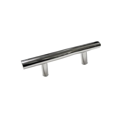 14 5/8" Centers Surface Mounted European Bar Oversized Door Pull in Polished Stainless Steel