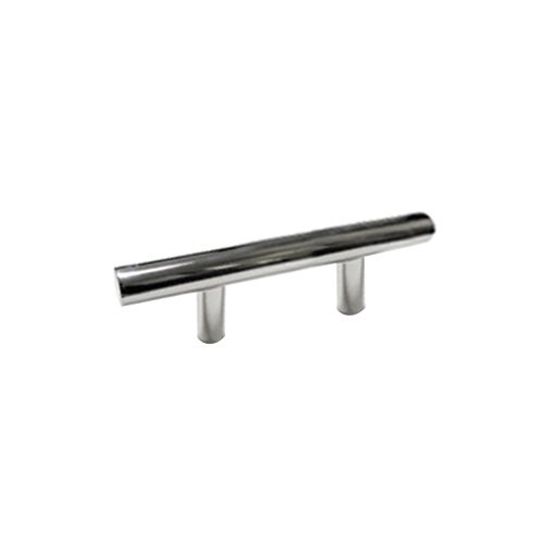 7 7/8" Centers Surface Mounted European Bar Oversized Door Pull in Polished Stainless Steel