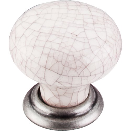 Chateau Large Knob 1 3/8" in Pewter Antique & Antique Crackle