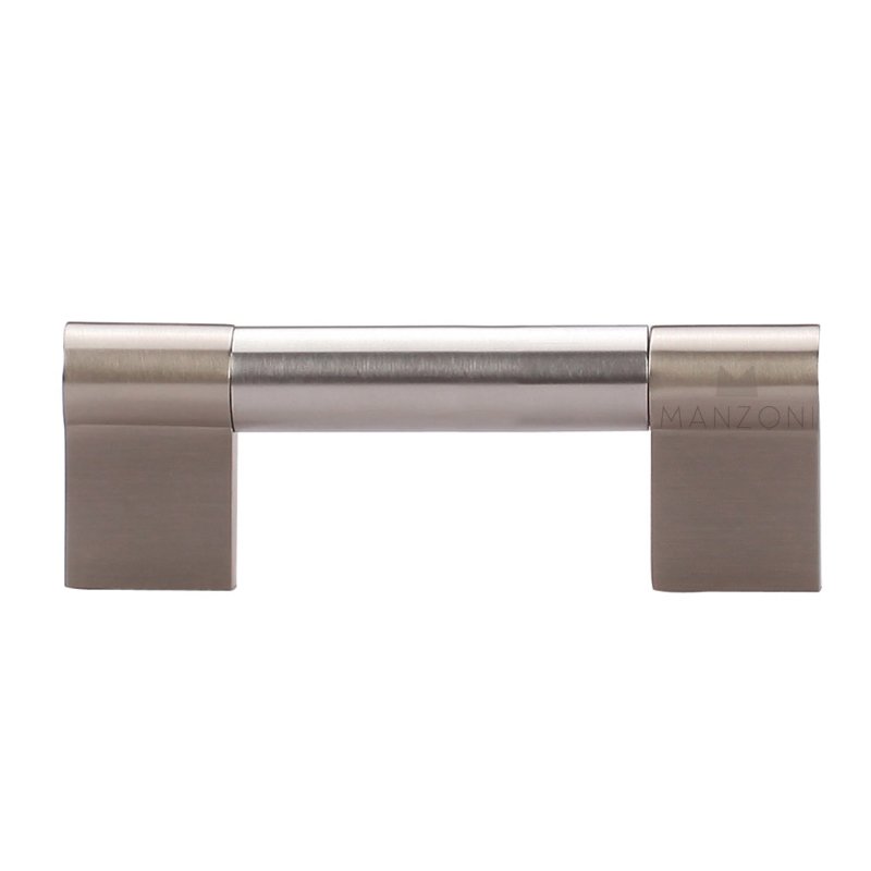 3 3/4" Centers Euro Bar Pull in Satin Stainless