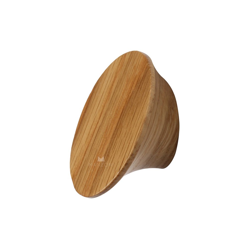 5/8" Centers Designer Wood Finger Pull in Oak