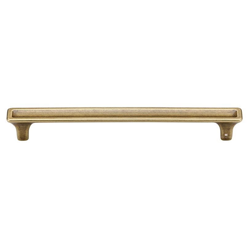 6 5/16" Centers BandedCabinet Pull in Antique Florence