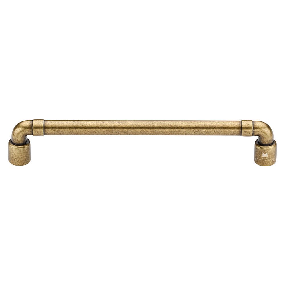 6 5/16" Centers Pipe Cabinet Pull in Antique Florence