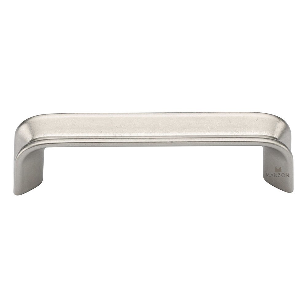 3 3/4" Centers Fold Cabinet Pull in Vintage Nickel