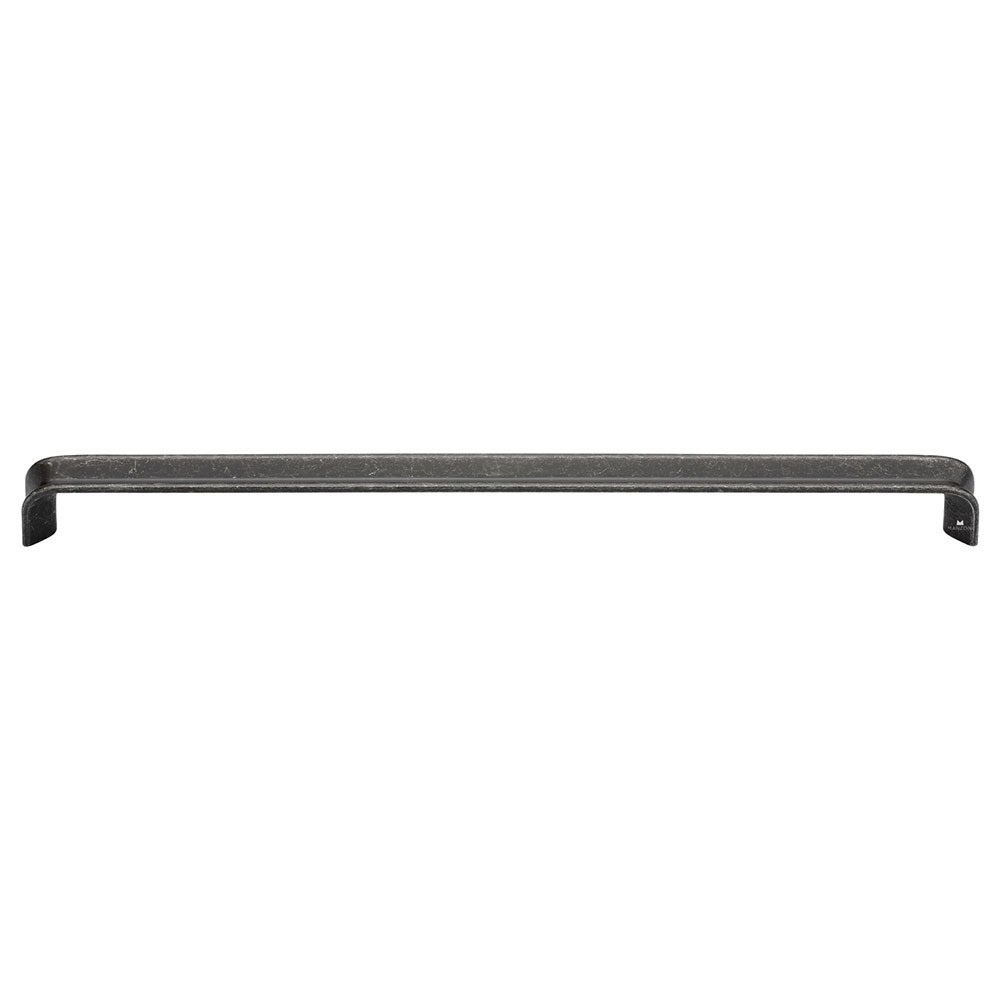 12 5/8" Centers Fold Cabinet Pull in Vintage Black Iron