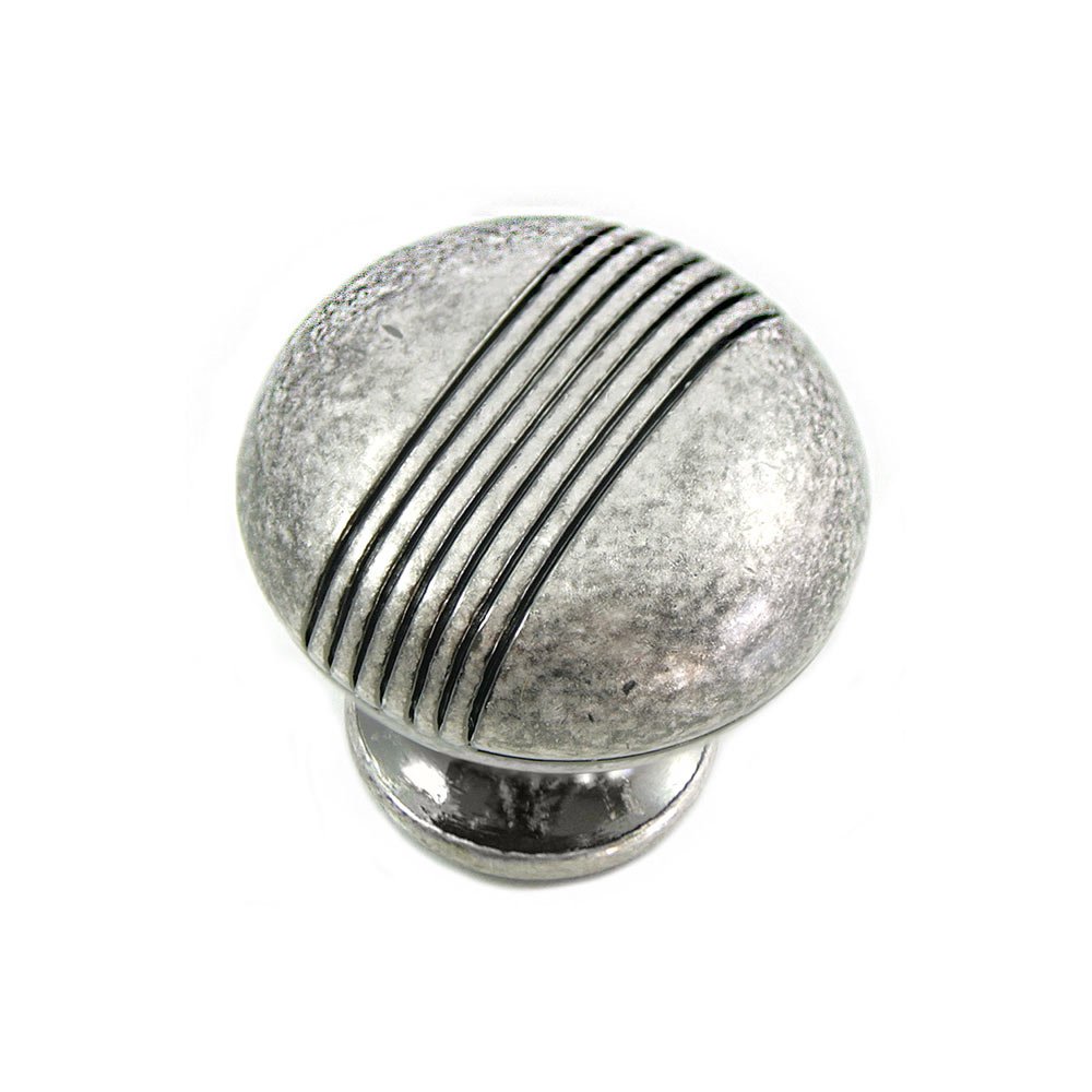 1 1/4" Knob in Distressed Antique Silver