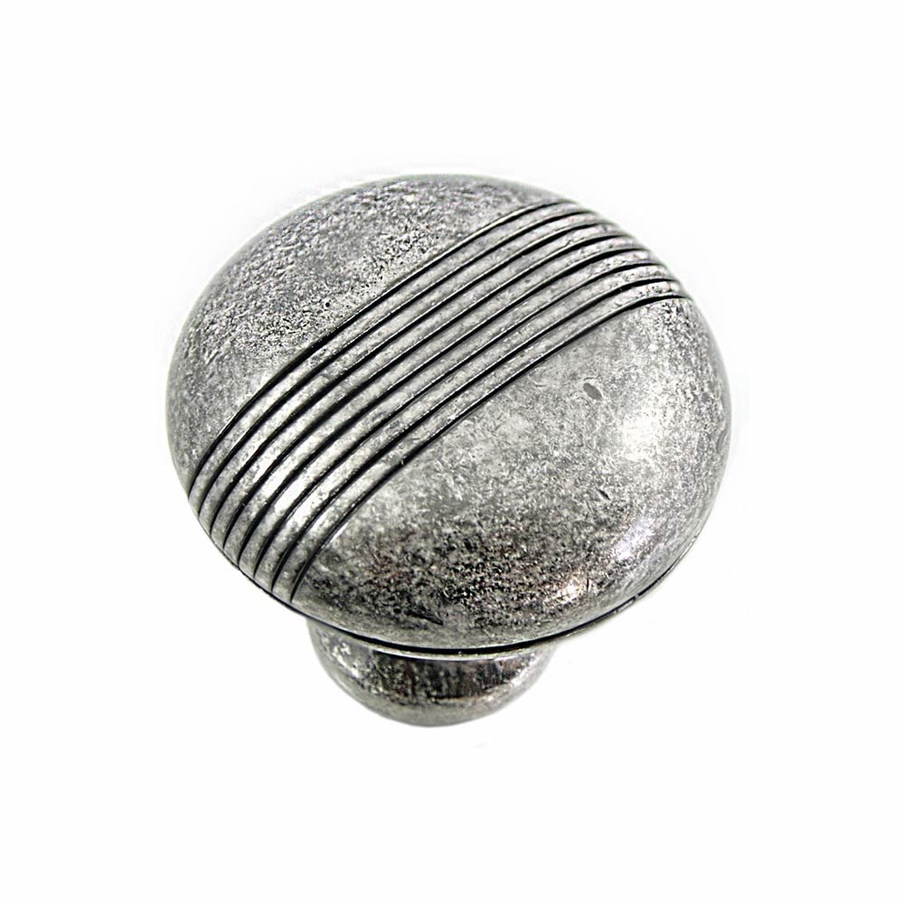 1 1/2" Knob in Distressed Antique Silver