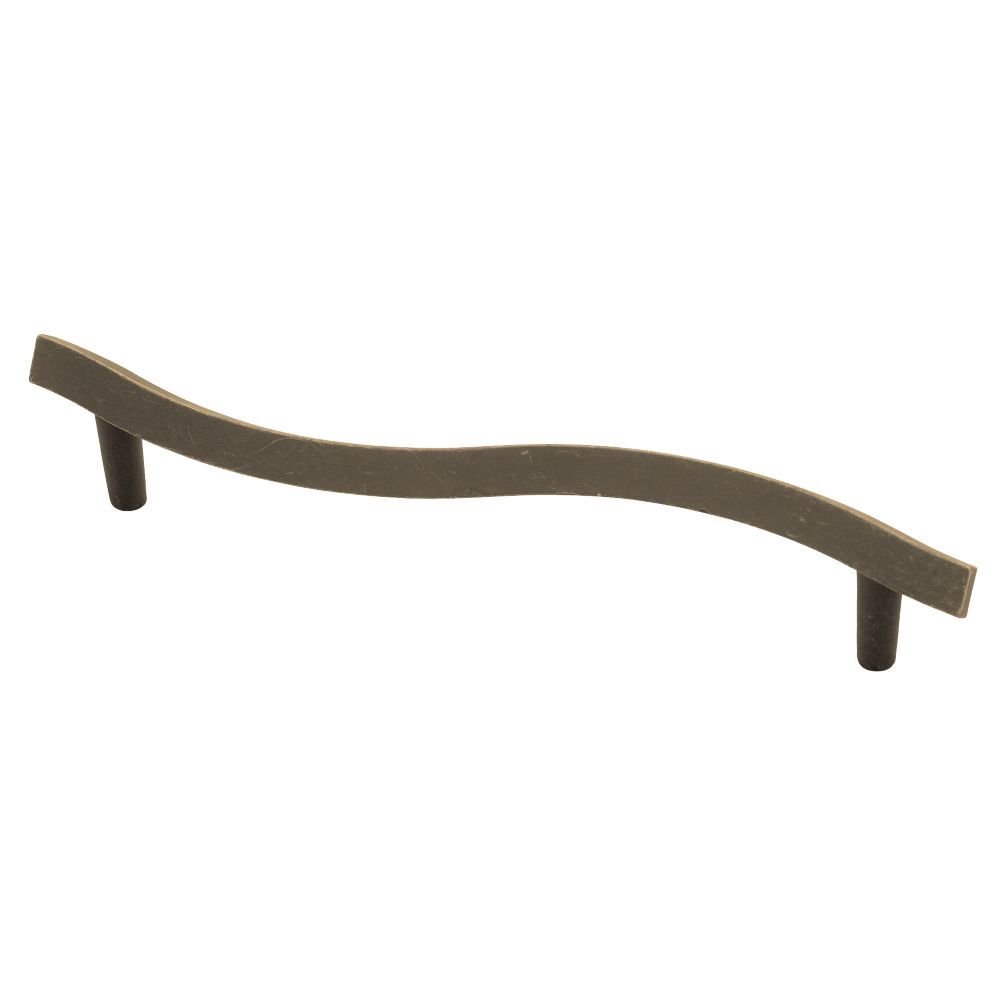 Large Angular Pull - 128mm Distressed Oil Rubbed Bronze