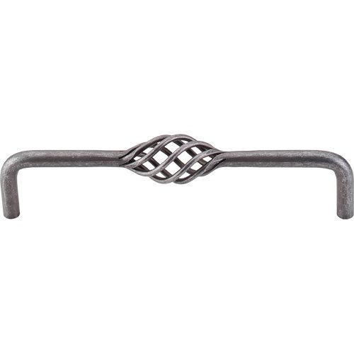 Large Twisted Wire D Handle in Pewter