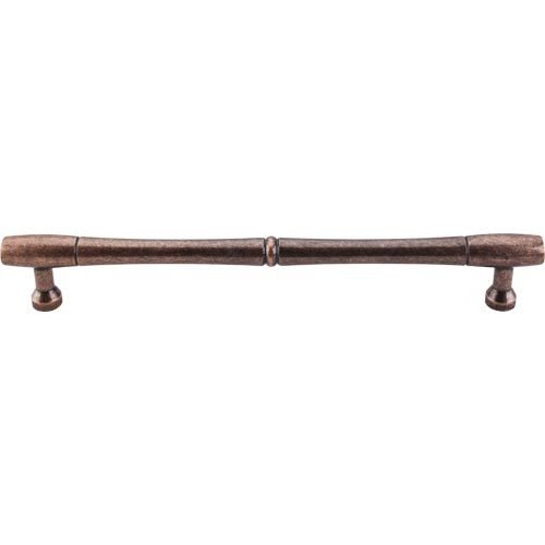 Oversized 12" Centers Door Pull in Antique Copper 13 15/16" O/A