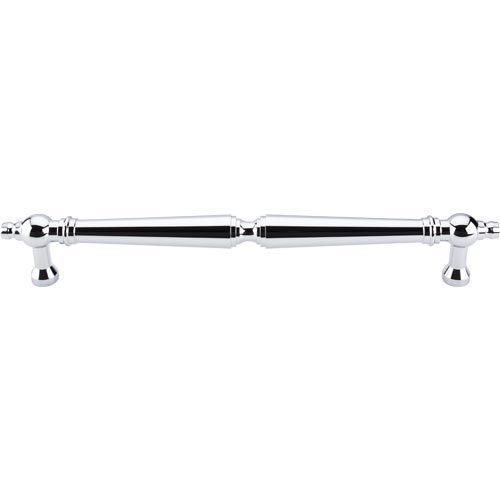 Oversized 12" Centers Door Pull in Polished Chrome 14" O/A