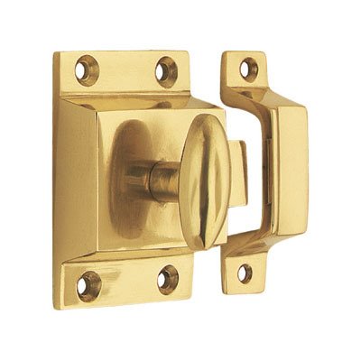 Brass Flush Catch in Polished Brass