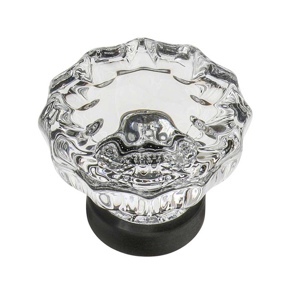 1 3/8" Crystal Cabinet Knob in Timeless Bronze