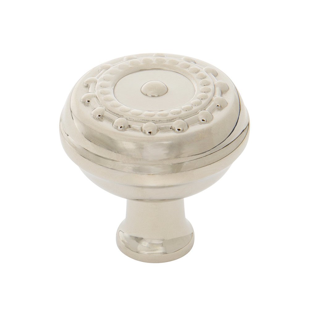 Meadows Brass 1 3/8" Cabinet Knob in Polished Nickel