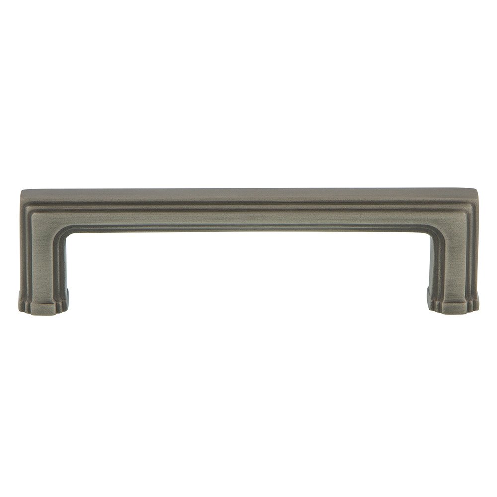 Carre 4" Centers Pull in Antique Pewter