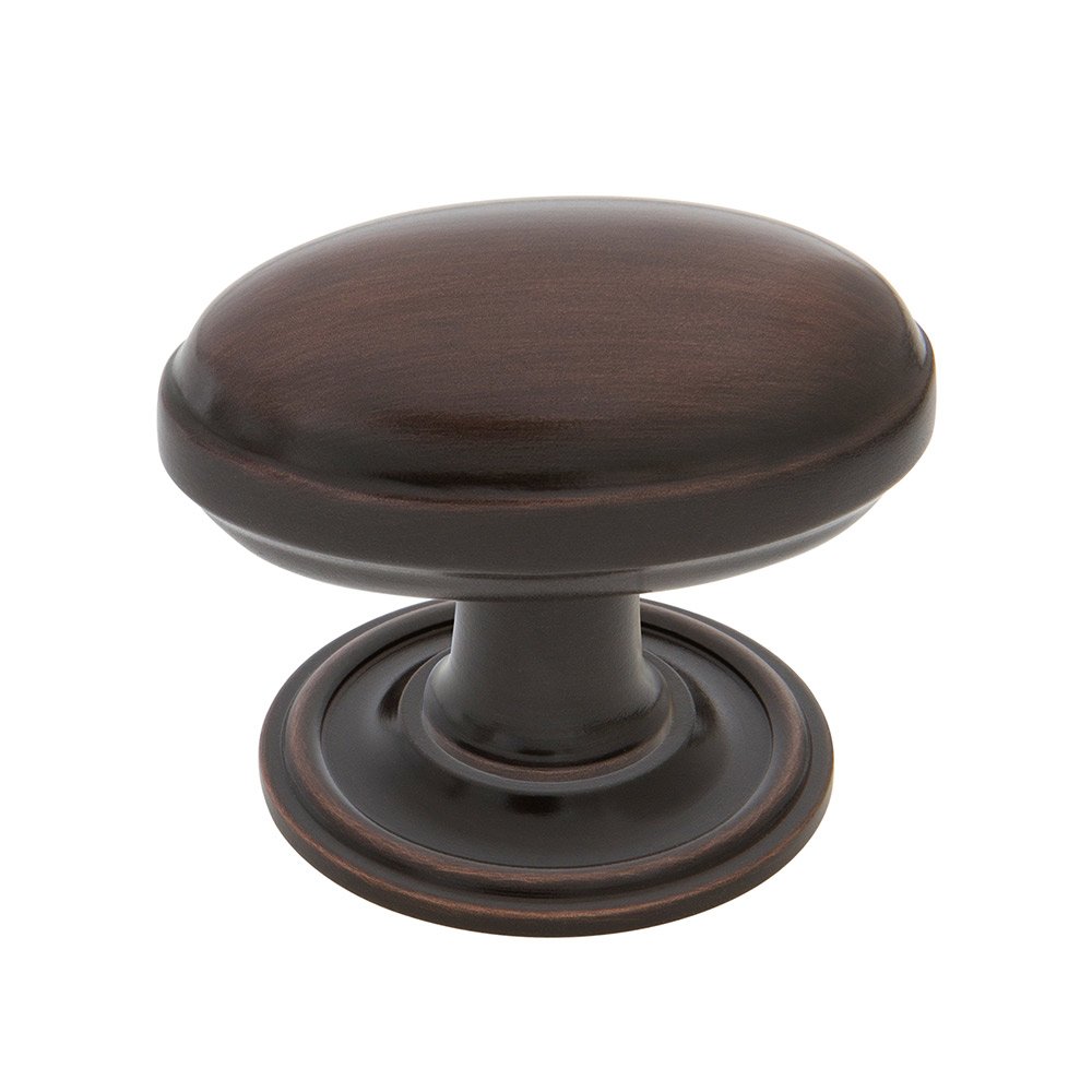 Homestead Brass 1 3/4" Cabinet Knob with Classic Rose in Timeless Bronze
